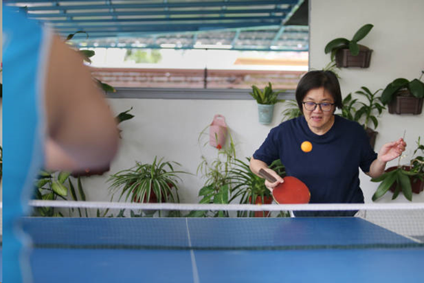 Table tennis group, beginners, Lincoln